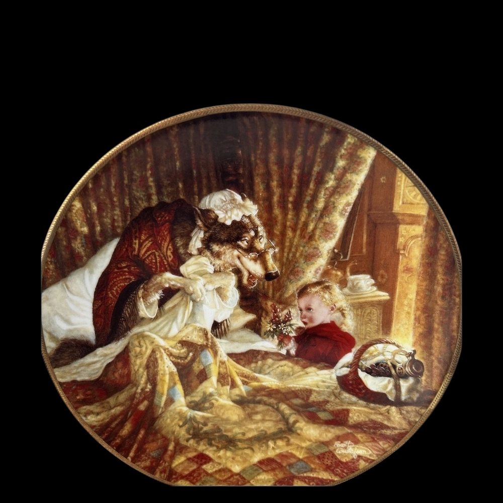 1991 Edwin M Knowles Little Red Riding Hood Lmtd Edition Collectors Plate